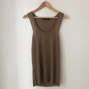 Tara Jarmon olive green top